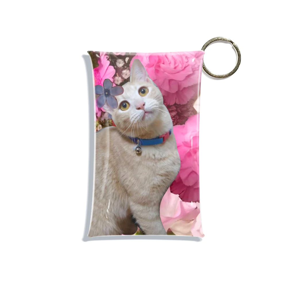 ツムキナ🐈️のフラワーキャット Mini Clear Multipurpose Case