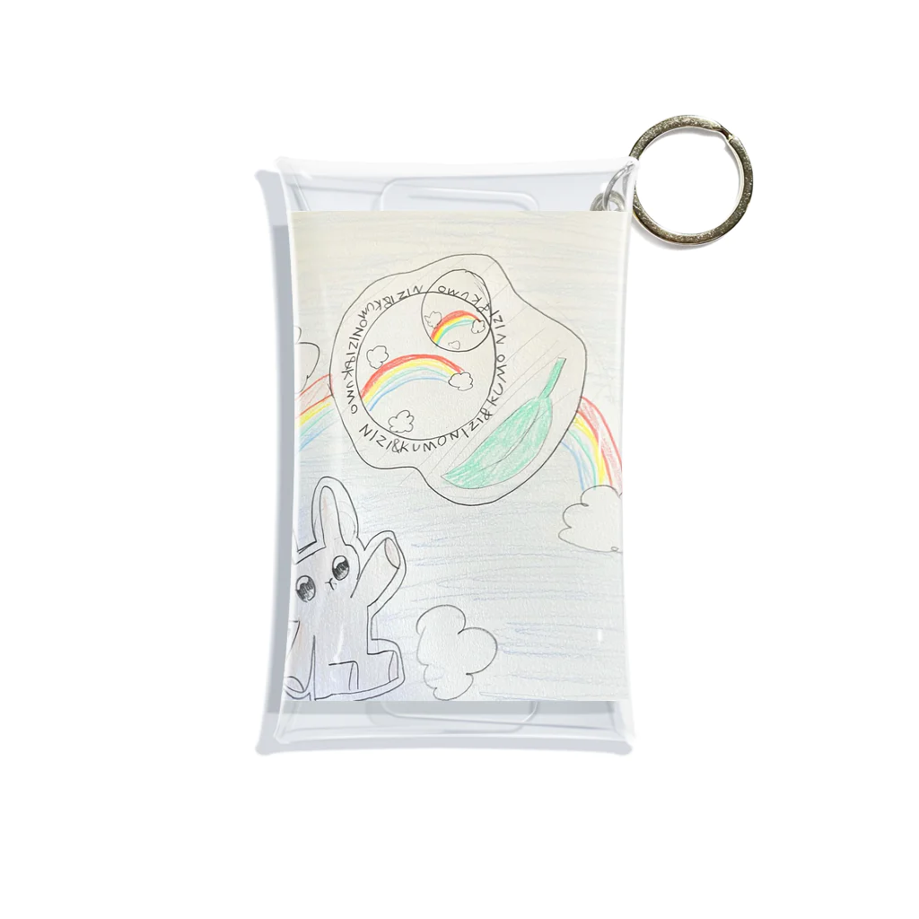 sayahartのNIJIとKUMO（momokaシリーズ） Mini Clear Multipurpose Case