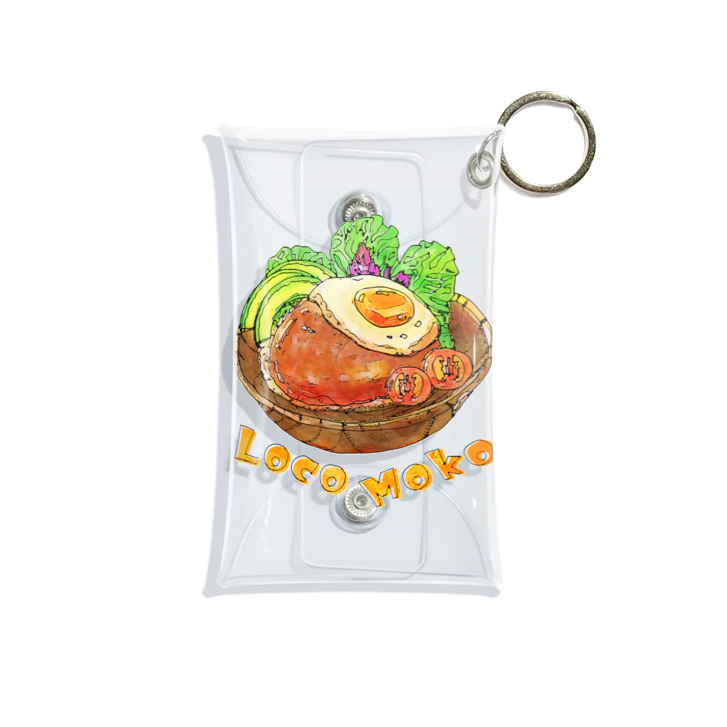 huroshikiのロコモコ/Loco Moko Mini Clear Multipurpose Case