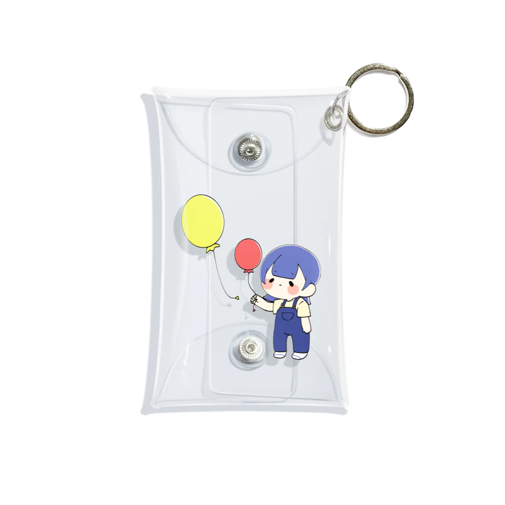 Mieのballoon  girl Mini Clear Multipurpose Case