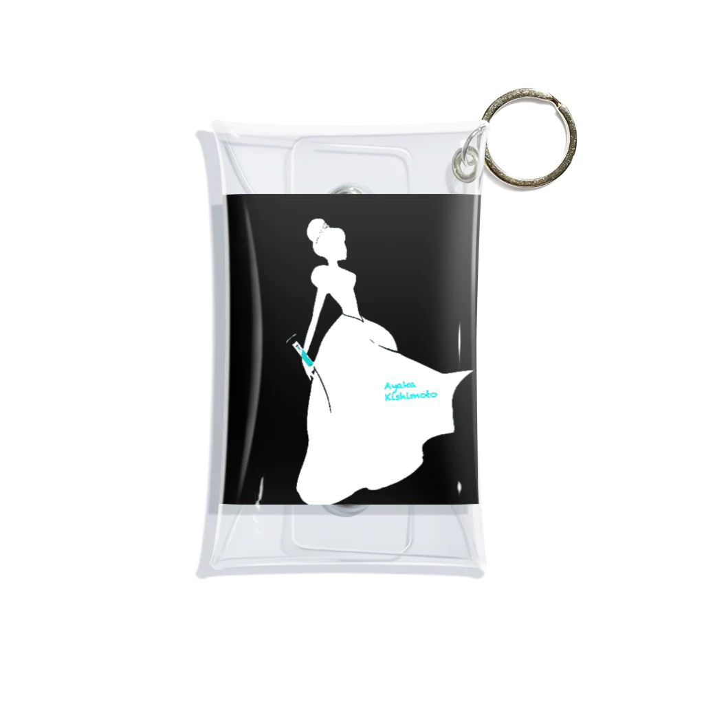 fmotaru-ayakakishimotoの岸本彩夏の歌姫グッズ2 Mini Clear Multipurpose Case