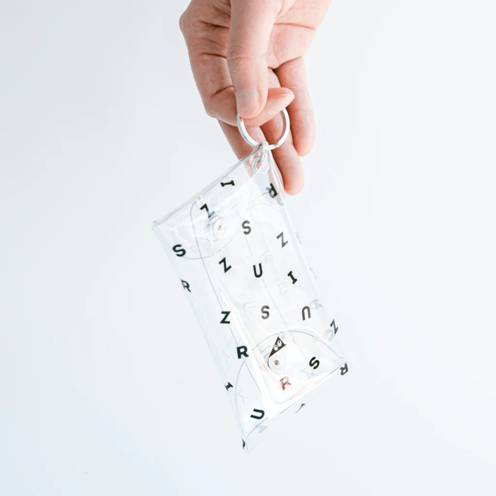 のんびりアート工房のサイバーパンク Mini Clear Multipurpose Caseis the perfect size for cards and other small items