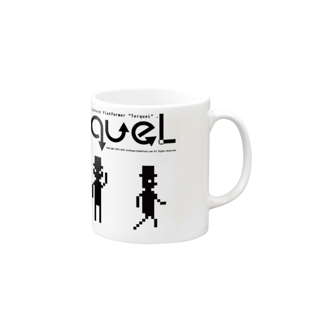 なんも@FullPowerSideAttack.comの人のトルクル(TorqueL) ロゴ&キャラクター Mug