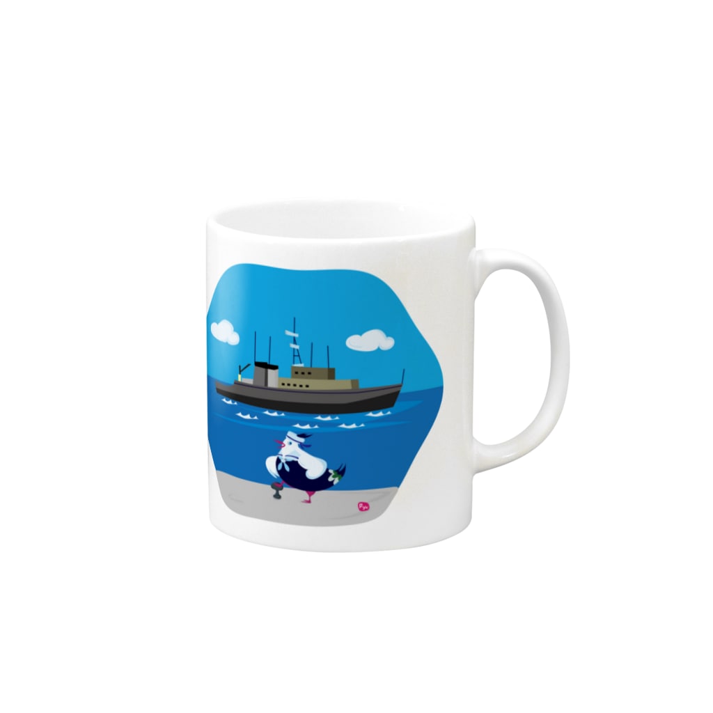 かもめの水兵さん Mug By 桐生龍のイラストグッズshop Kiryuryu Suzuri かもめの水兵さん Mug By 桐生龍のイラストグッズshop Kiryuryu Suzuri