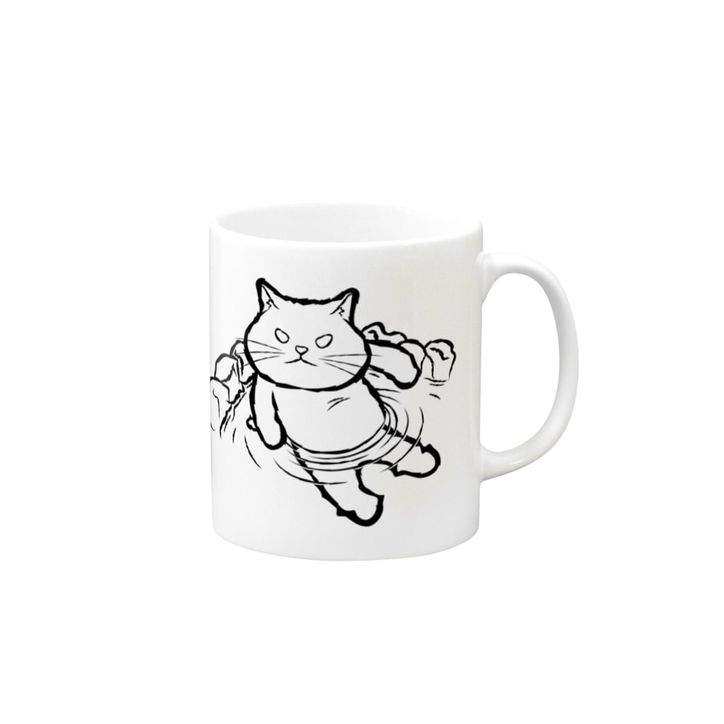 TAKE-TONの温泉ネコ Mug