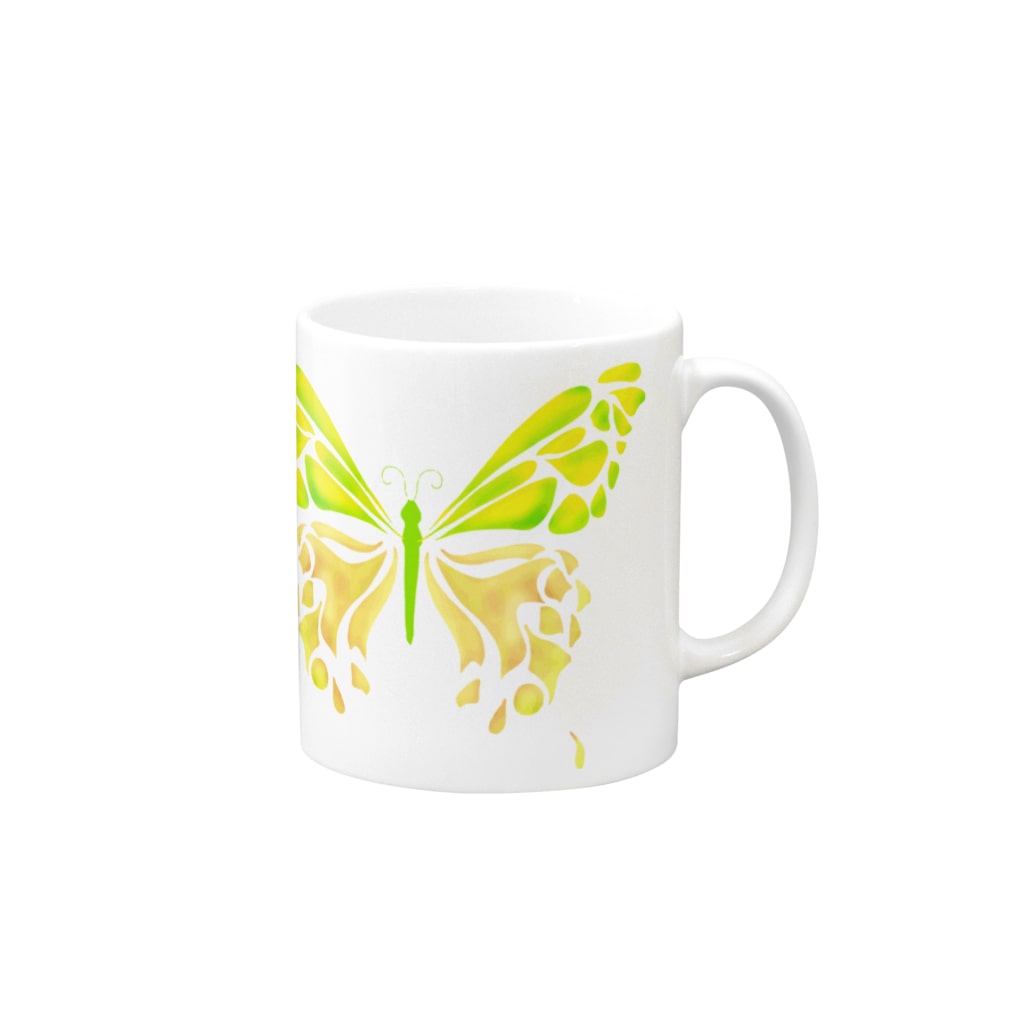chicodeza by suzuriの可愛い蝶々のマグカップ Mug