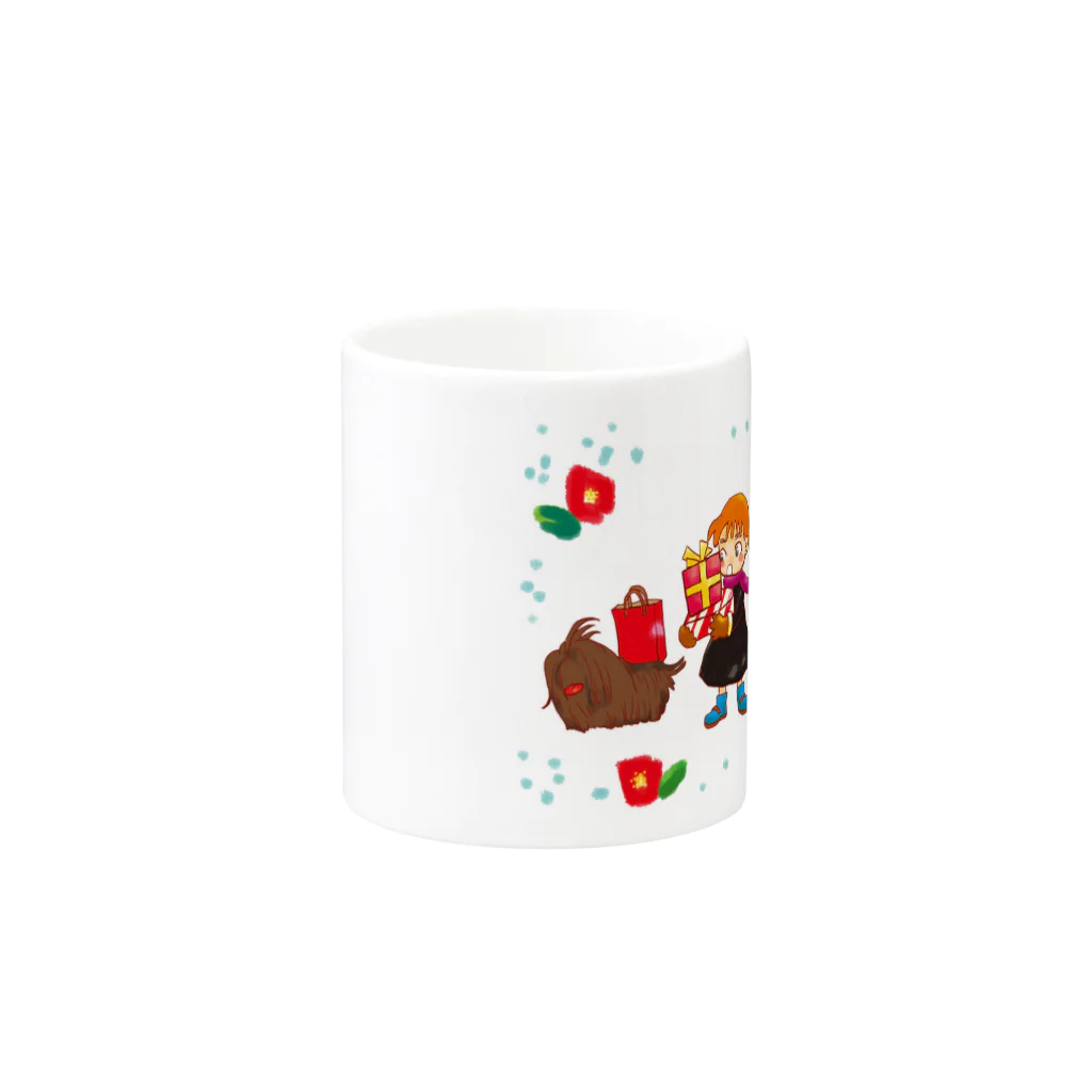 ポカホッカのモップ犬こと、コモンドール Mug :other side of the handle