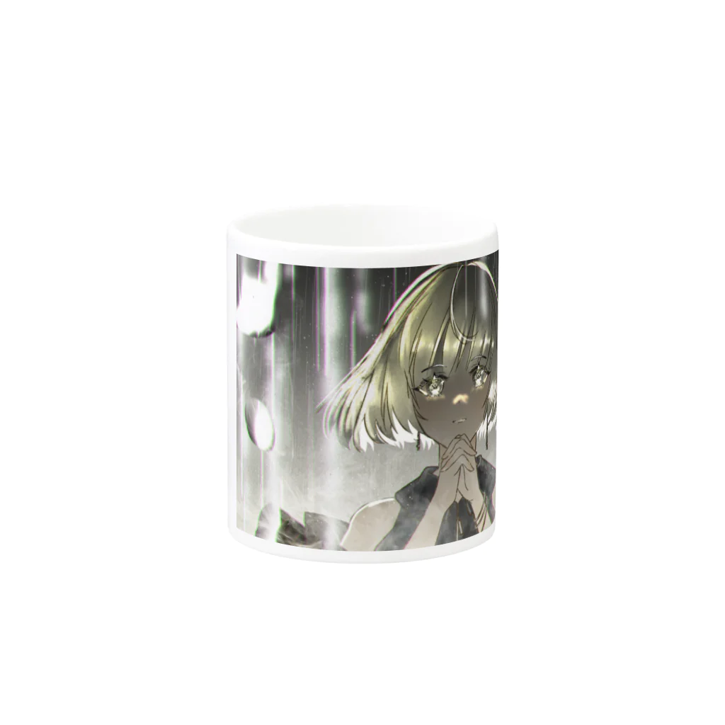 理科社会の#FFFEF2(真珠色) Mug :other side of the handle