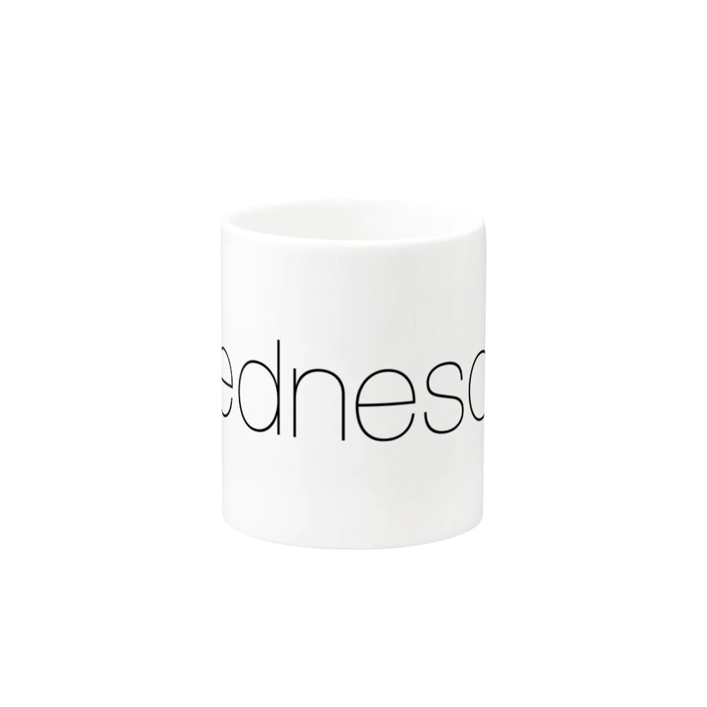 A_MinimalistのWednesday Mug :other side of the handle