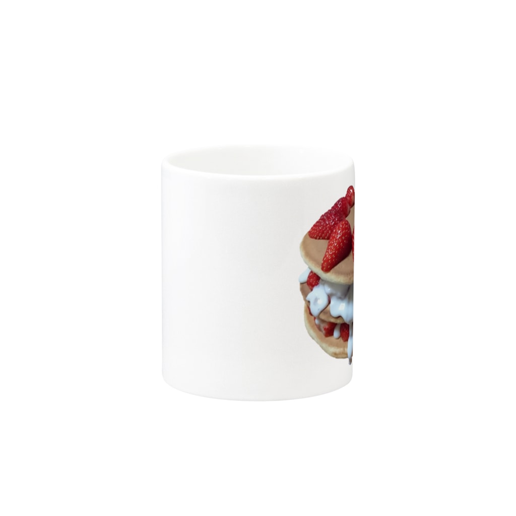 LightHouseのストロベリーパンケーキ Mug :other side of the handle