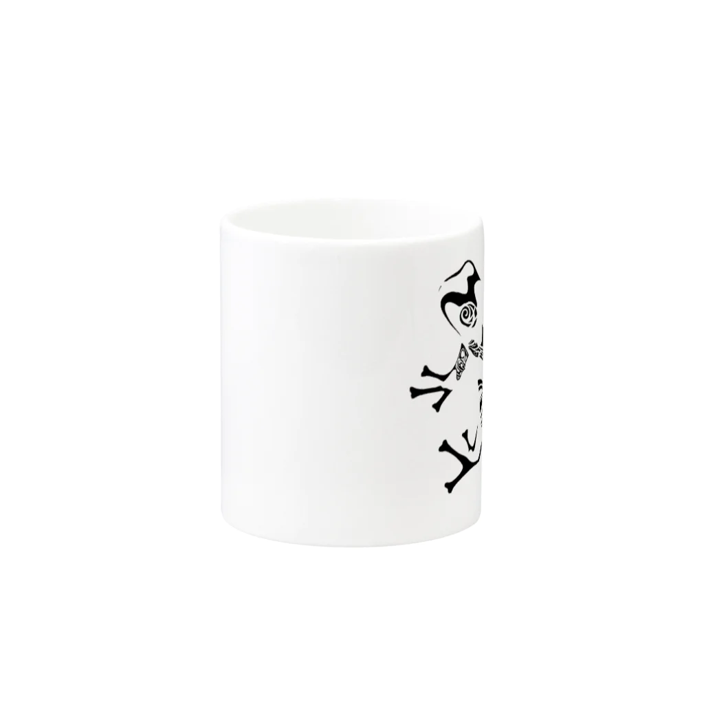 mouthのヤドクガエル Mug :other side of the handle