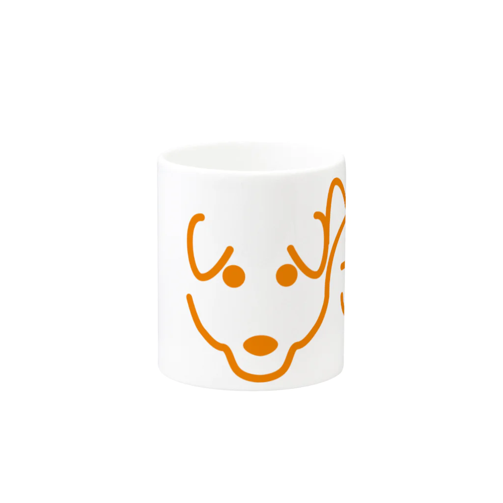 nestori shopの犬と猫 Mug :other side of the handle