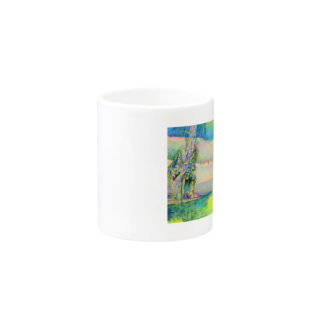 YOSHI-HEY ARTの静寂 Mug :other side of the handle