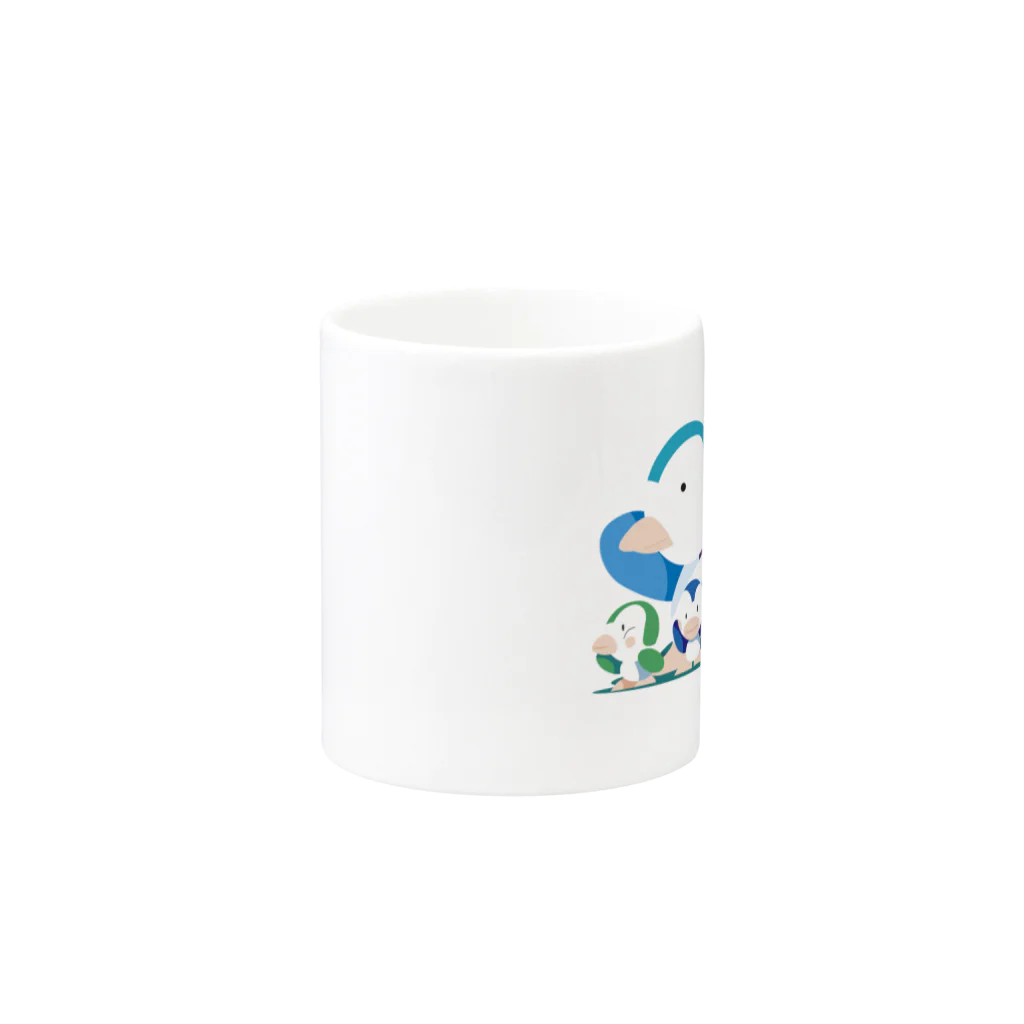 川野隆司のBe Good! 「いい子にしてね！」 Mug :other side of the handle