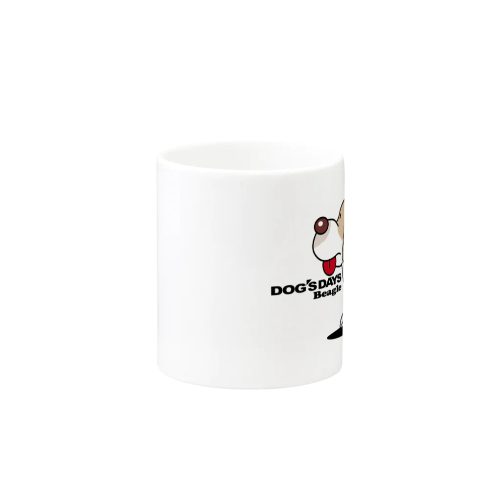 川野隆司のビーグル犬 Mug :other side of the handle