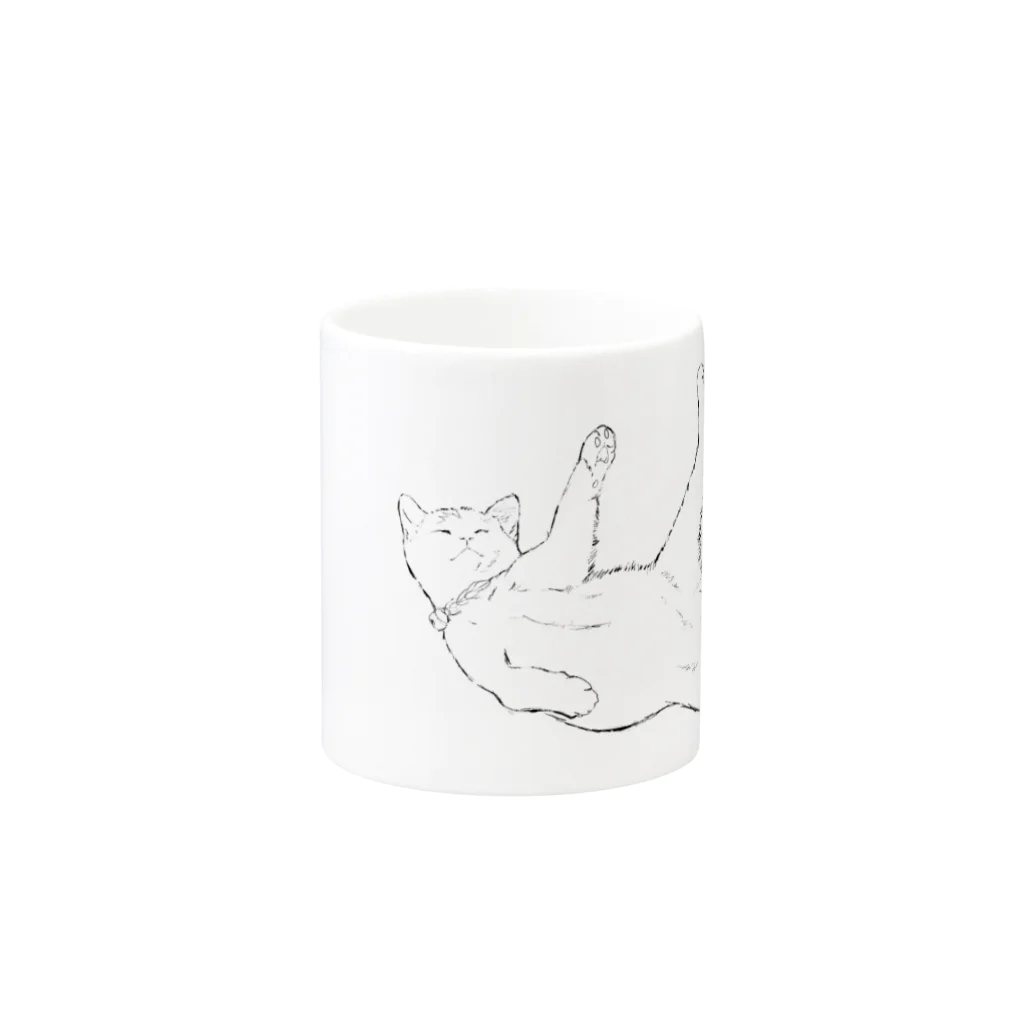 はるさめ商店の子猫ちゃん Mug :other side of the handle