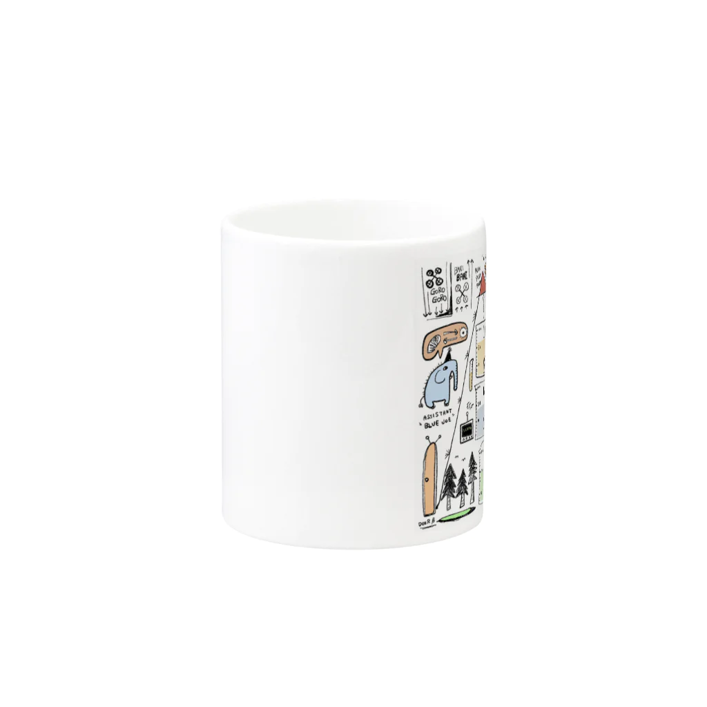 polgly suzuri shopの秘密のラボ Mug :other side of the handle