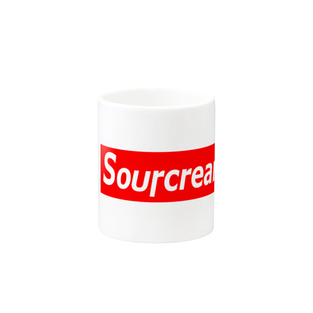 Cyber XXXのSourcream マグカップの取っ手の反対面