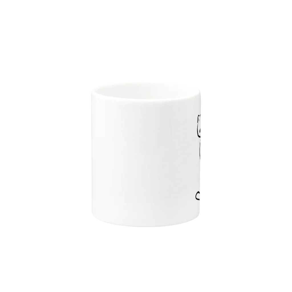 oyasmurのnecco Mug :other side of the handle