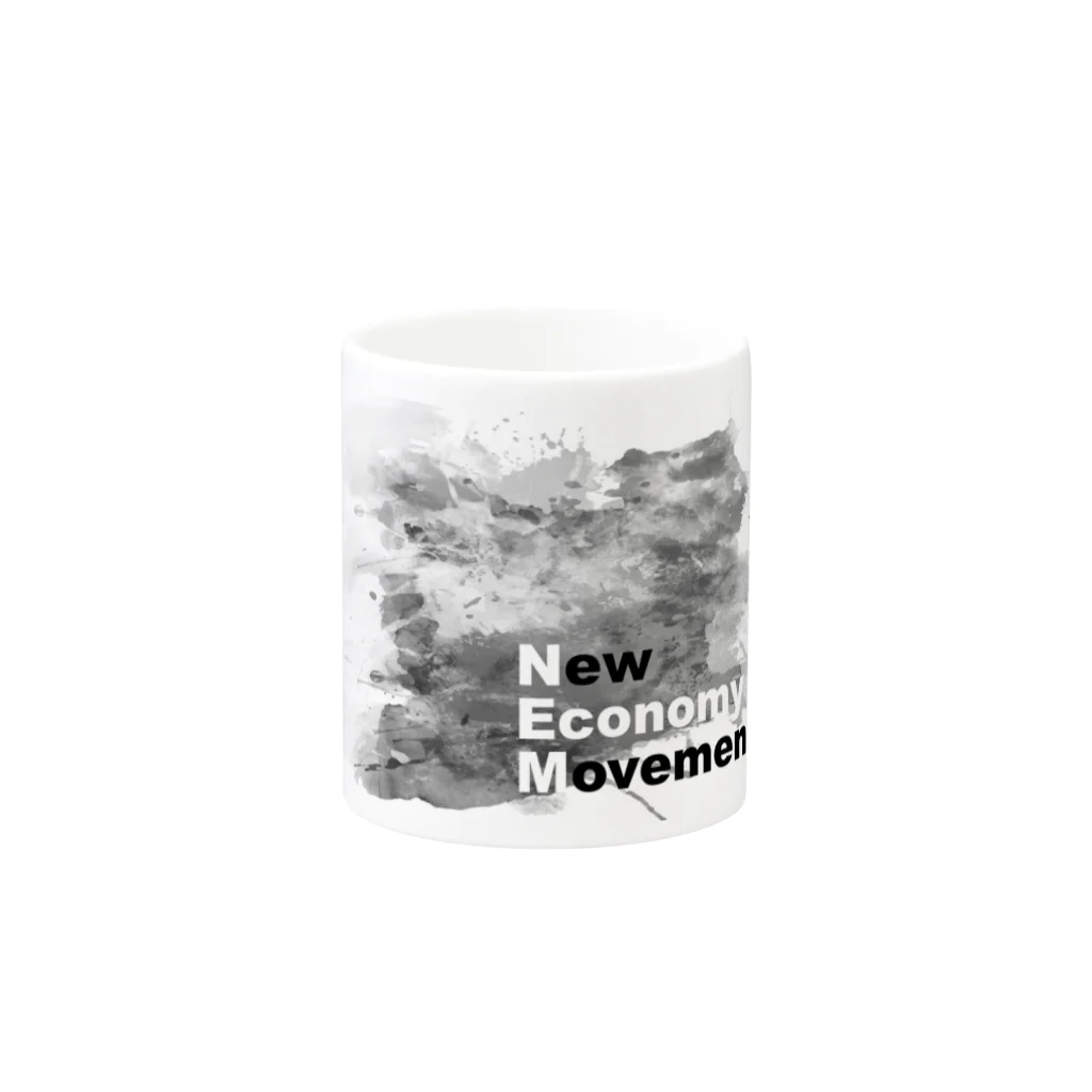 BTC_design7のNEMデザイン マグカップ Mug :other side of the handle