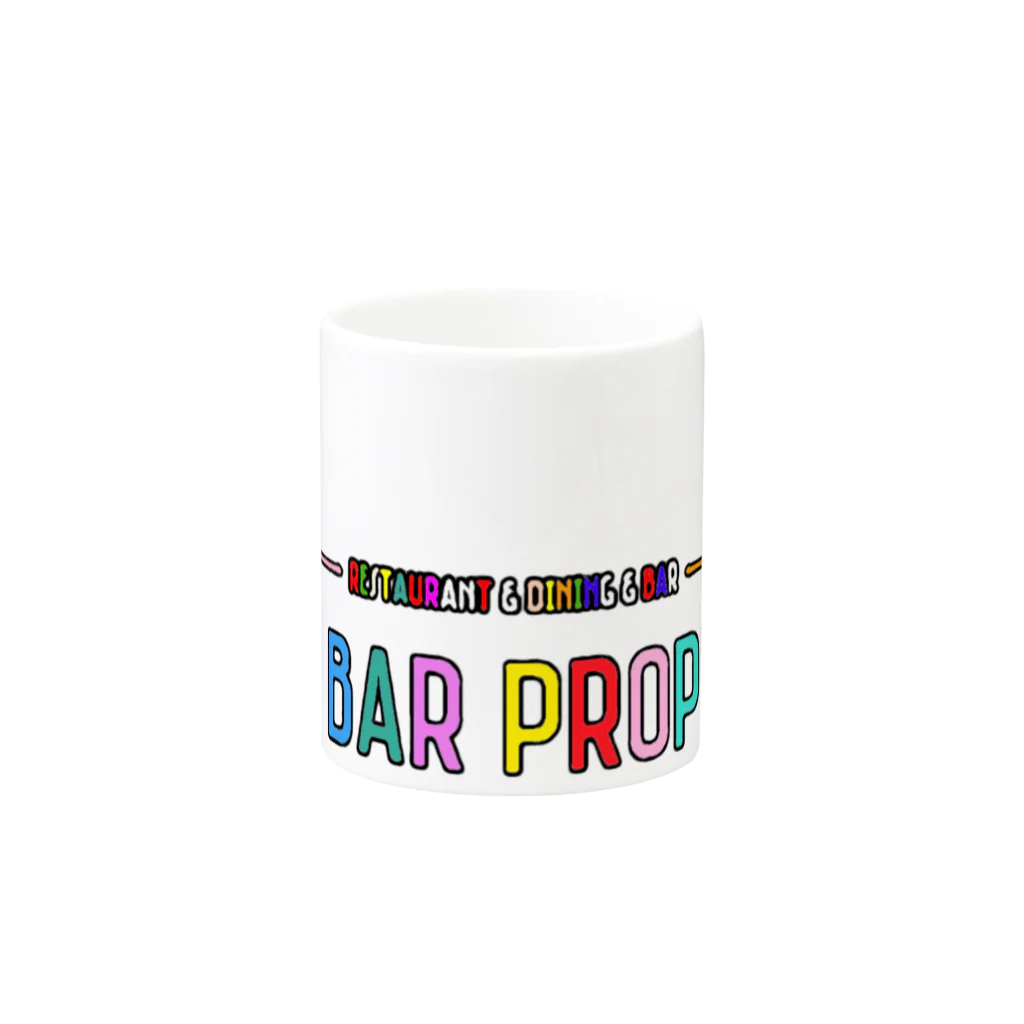 b.b propecho clothesのBAR BAR PROPECHO oldlogo Mug :other side of the handle