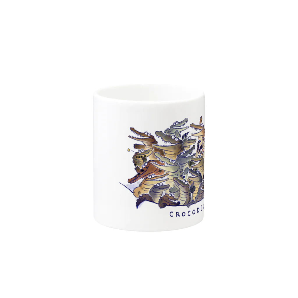 あめみやのCROCODILES Mug :other side of the handle