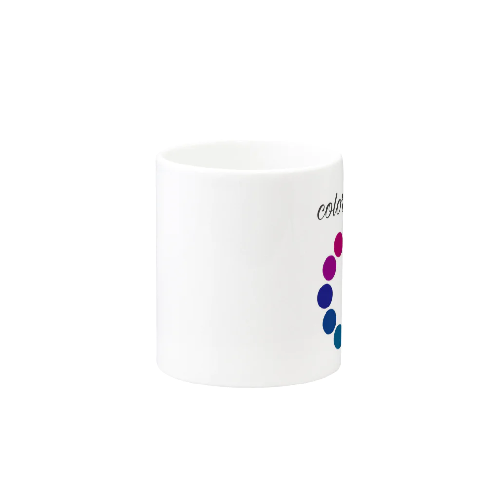 Have fun -HF-のcolor wheel Mug :other side of the handle