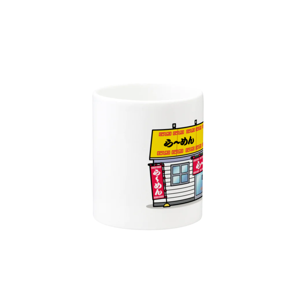 旨味教授といちごもちぷりんのラーメン屋 Mug :other side of the handle