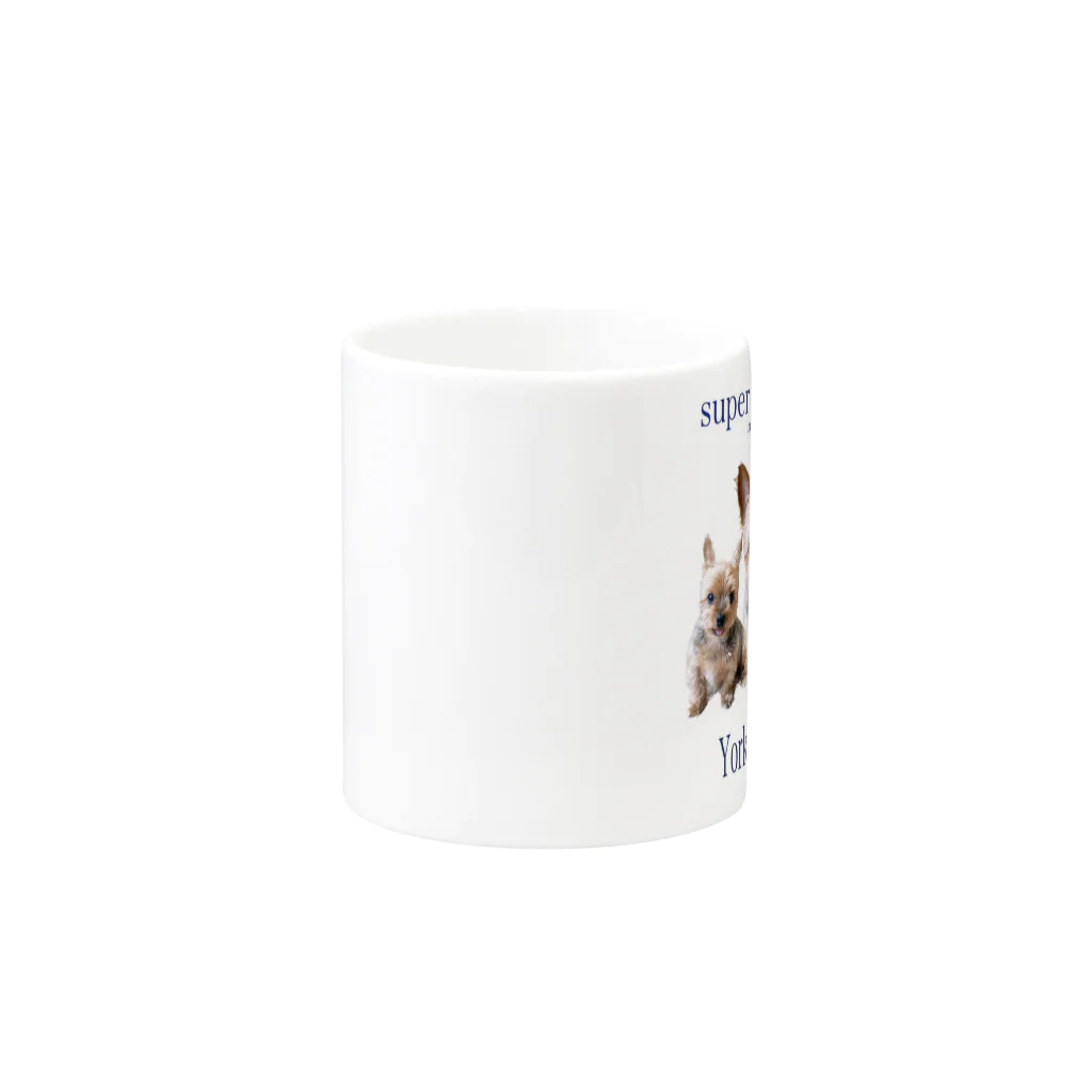 ヨーキー可愛いねのヨークシャーテリアのマロンくん Mug :other side of the handle