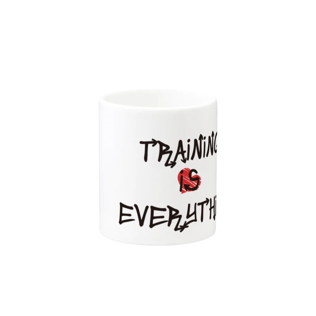 ENOUGH TRAININGのガォー！black Mug :other side of the handle