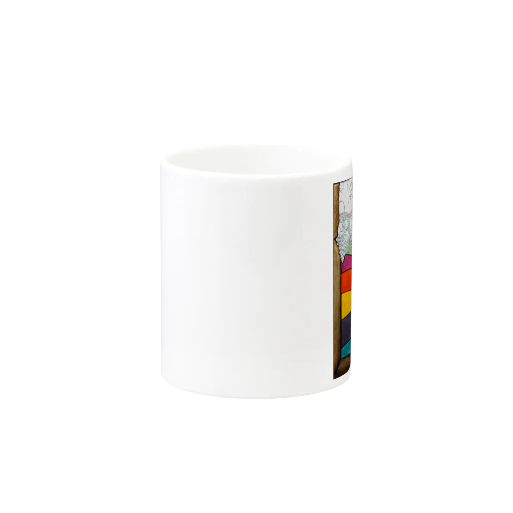 poche de`tenのMlle"KINTA Mug :other side of the handle