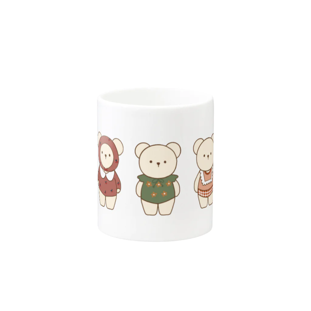 Brun (ブラン)のkuma no Polly Mug :other side of the handle