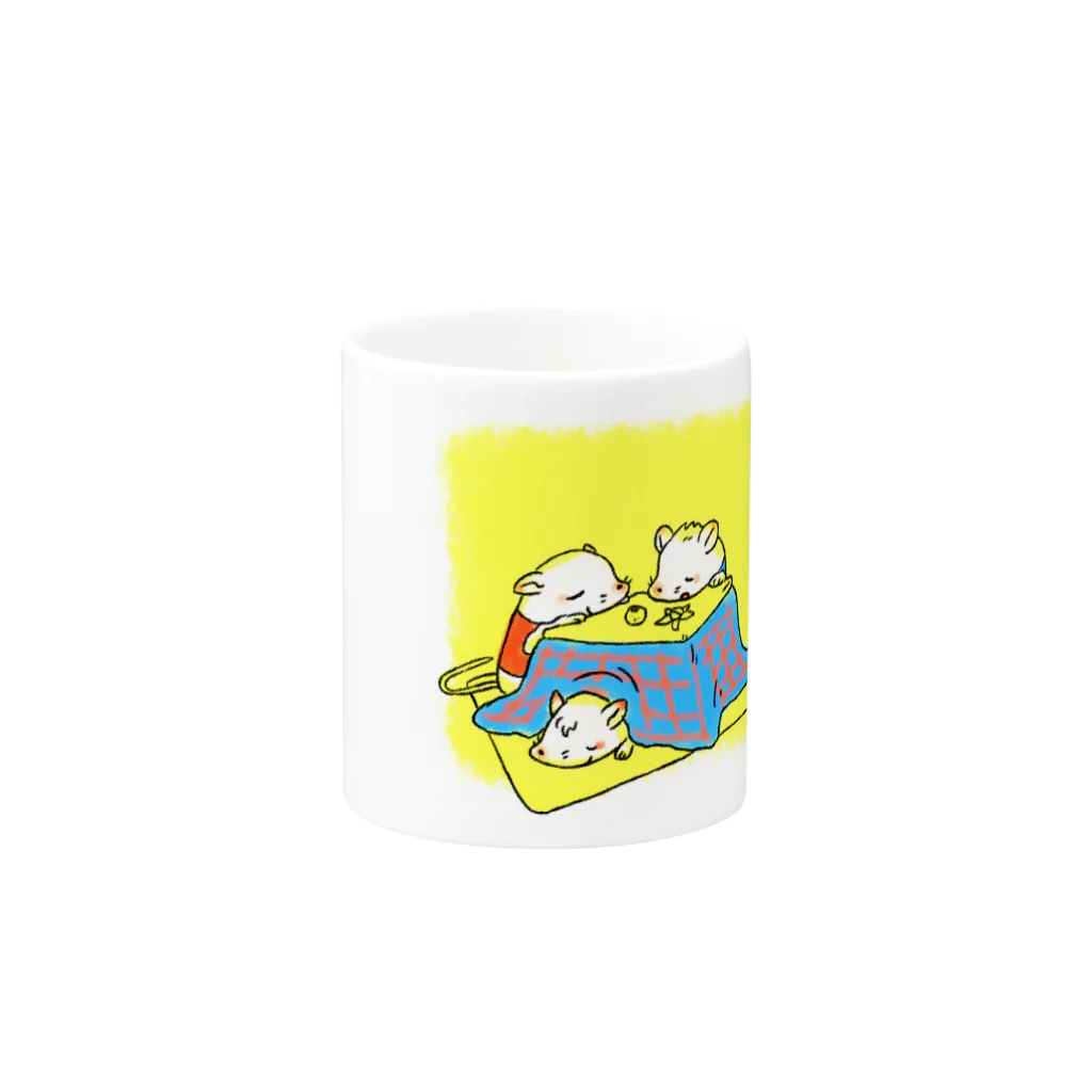 AXCのねずみのだんらん Mug :other side of the handle