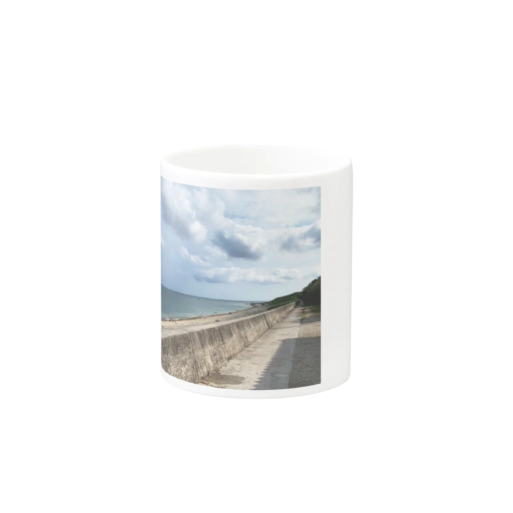 Y'slandの2022夏〜海と空〜 Mug :other side of the handle