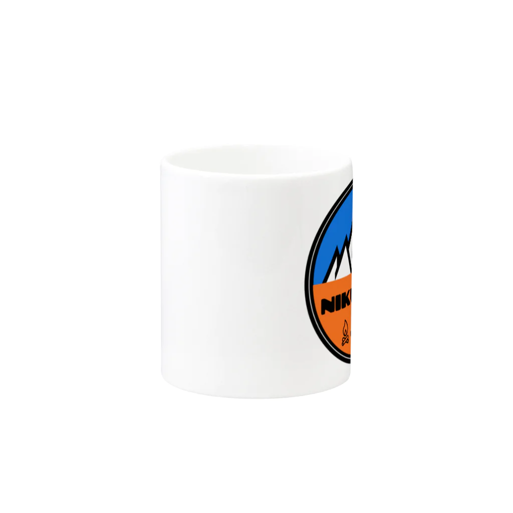 ニクドロ ガレージのニクドロ Mug :other side of the handle