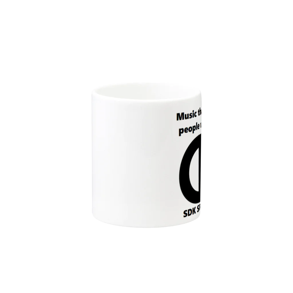 SDK SEND MUSIC　DJ"KOJI"のDJ"KOJI" Mug :other side of the handle