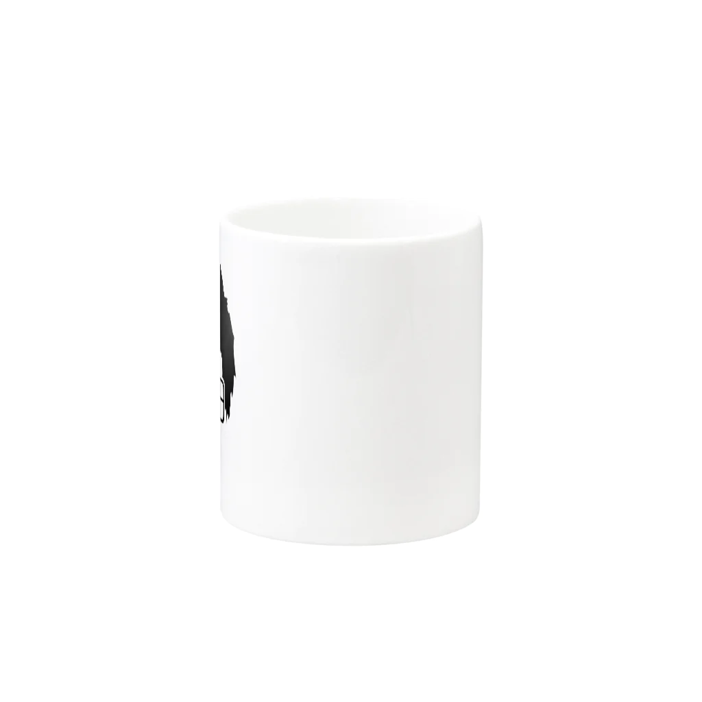 Yuto Hakutaのロゴ マグカップ Mug :other side of the handle