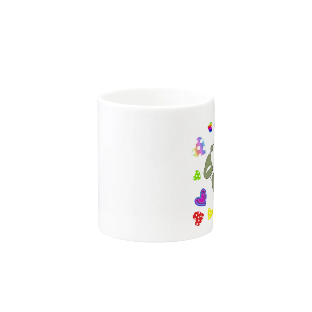 sparklerEのゴロンあにまる(コアラ) Mug :other side of the handle