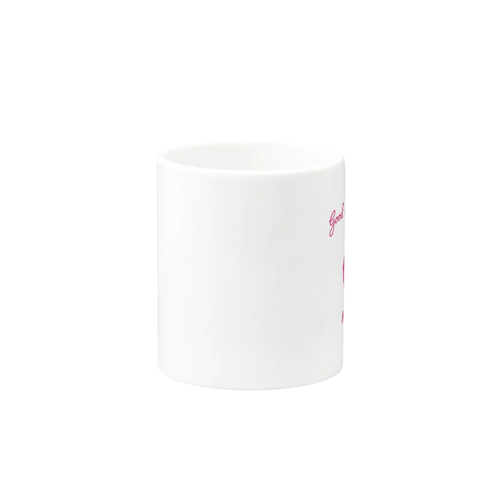 ミサキドーナツ 公式 SUZURI店のgood donuts good time!ロゴ入り Mug :other side of the handle