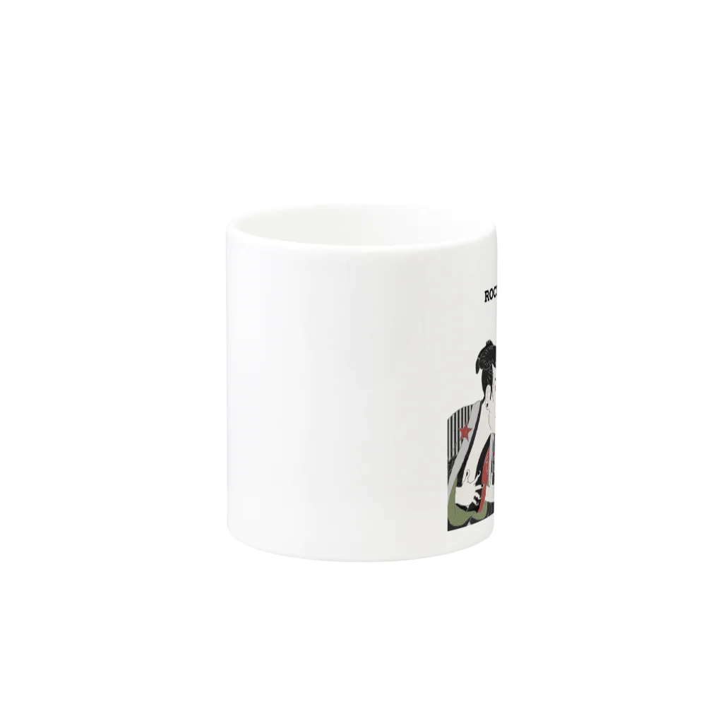 keeeeeep smilingのチョキを習得した猫 Mug :other side of the handle