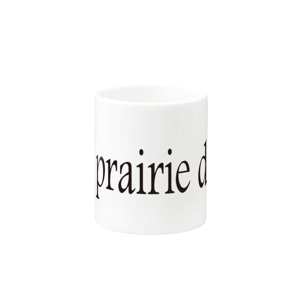 Clipのロゴエコバッグ　prairie dog Mug :other side of the handle