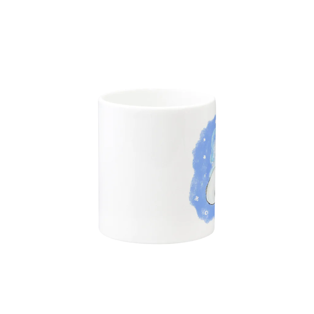 城下町めだかの優雅なマリアージュロングフィン Mug :other side of the handle