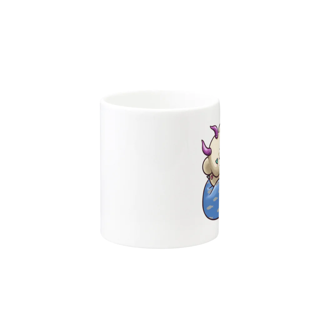 Blue Regionのデリバリーなんもしないクマちゃん Mug :other side of the handle