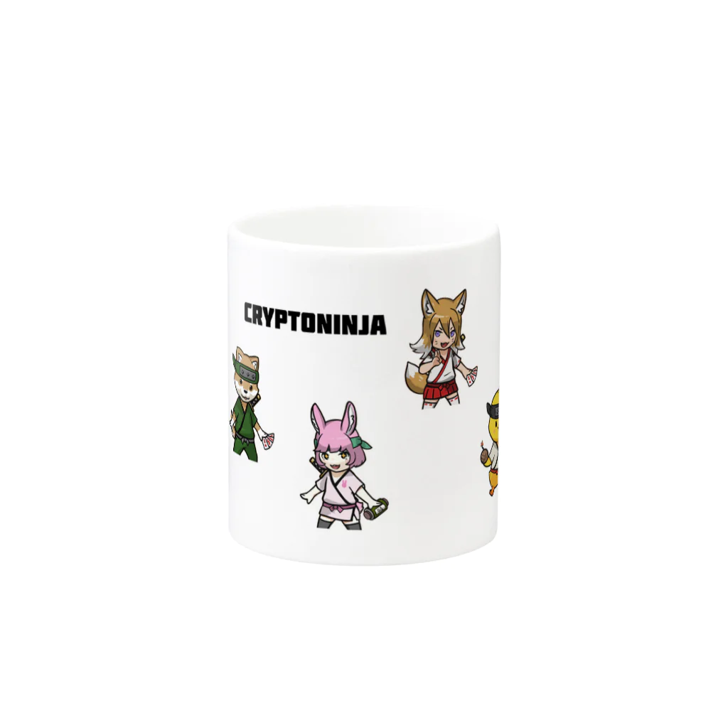 CHIKUSHOのCryptoNinja　マグカップ Mug :other side of the handle