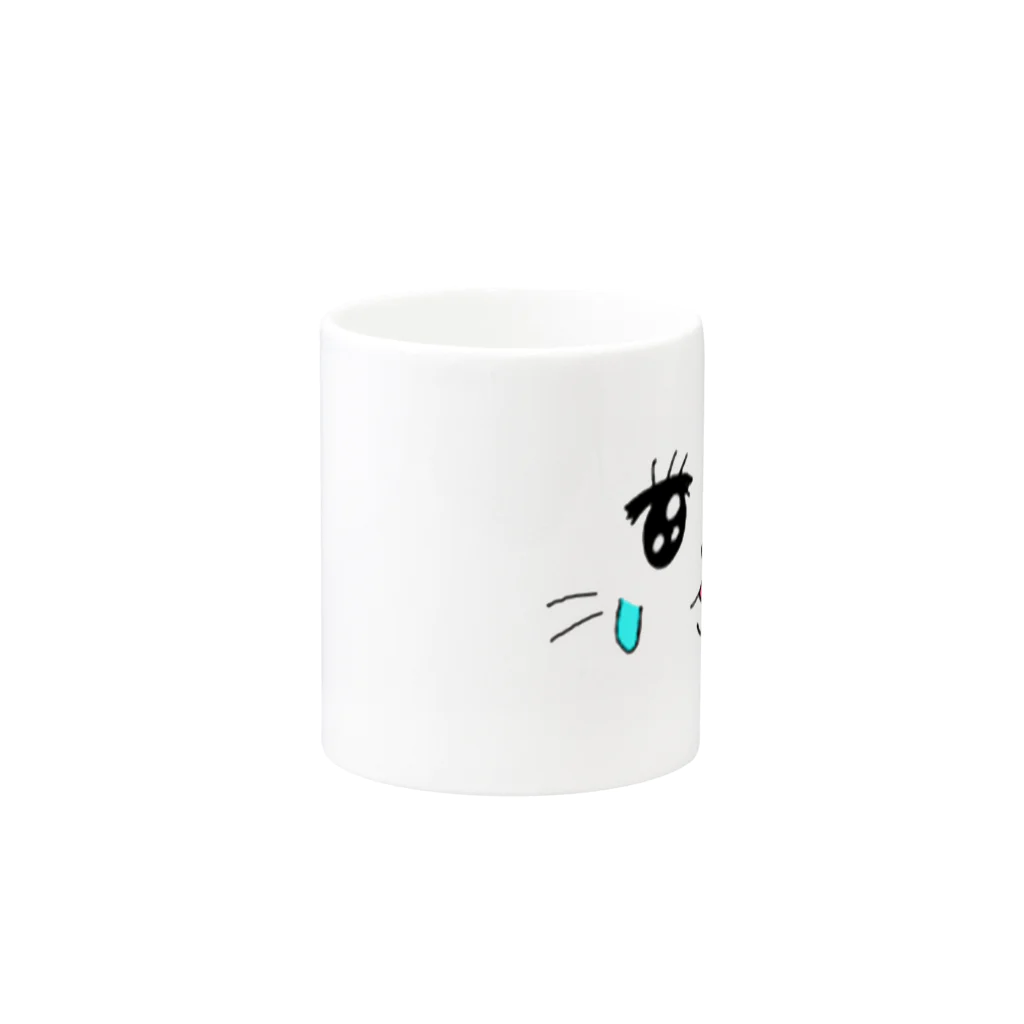 あいむのしろねこ あけ美 Mug :other side of the handle