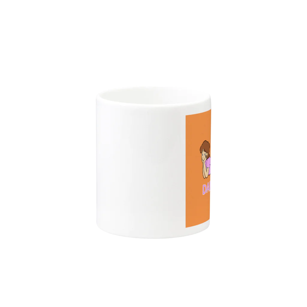 フジスケッチ | fuji sketchのダラダラ Mug :other side of the handle