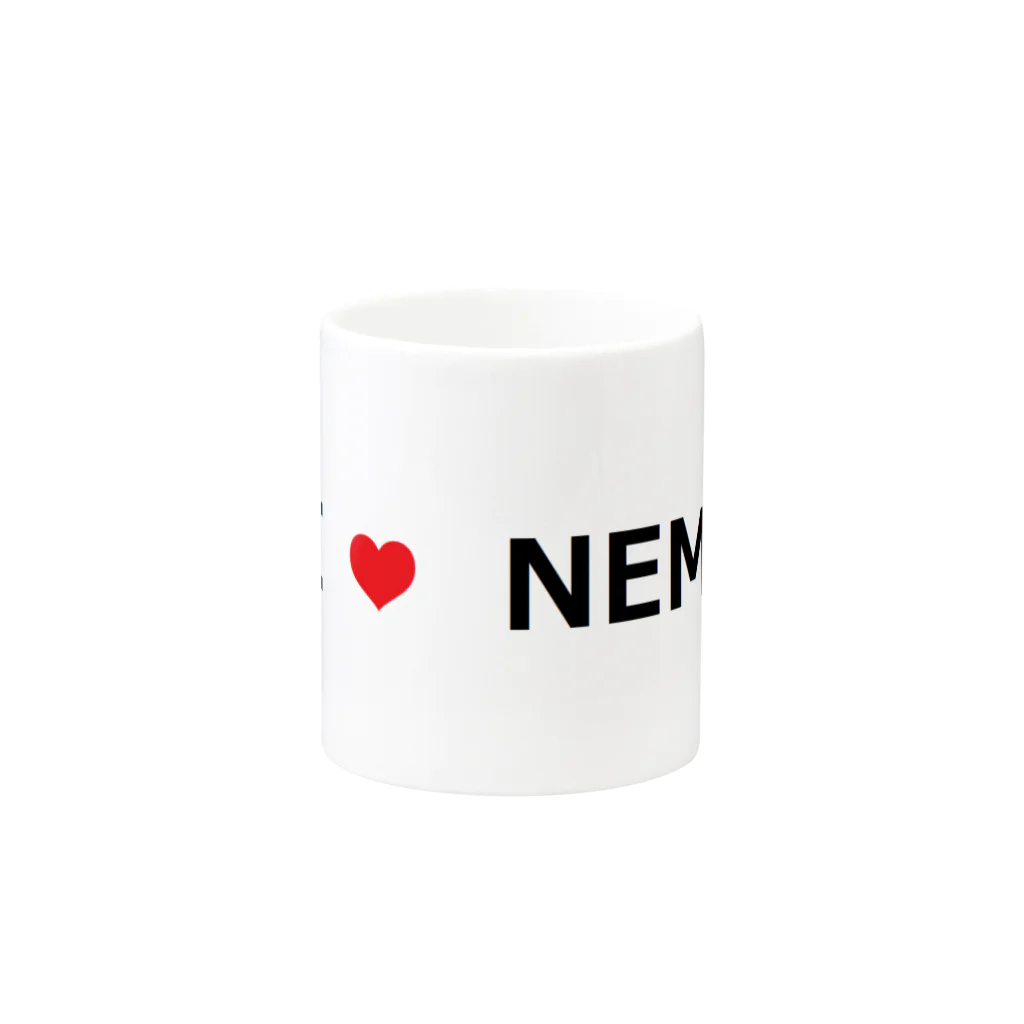 BBdesignのI Love NEM Mug :other side of the handle