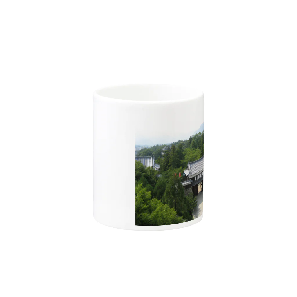 六文銭の上田城夏2 Mug :other side of the handle