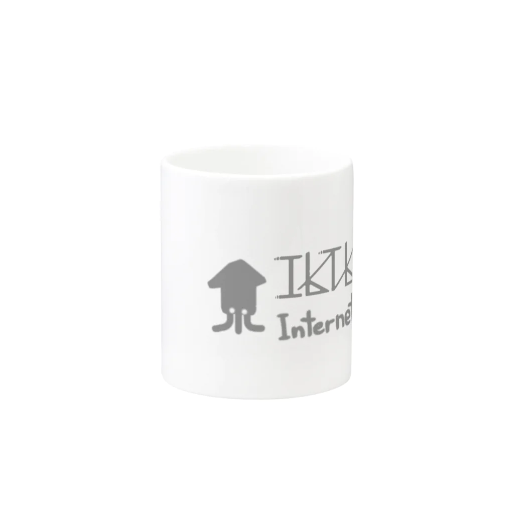 イカタコインターネッツのイカタコインターネッツ(ロゴ) Mug :other side of the handle