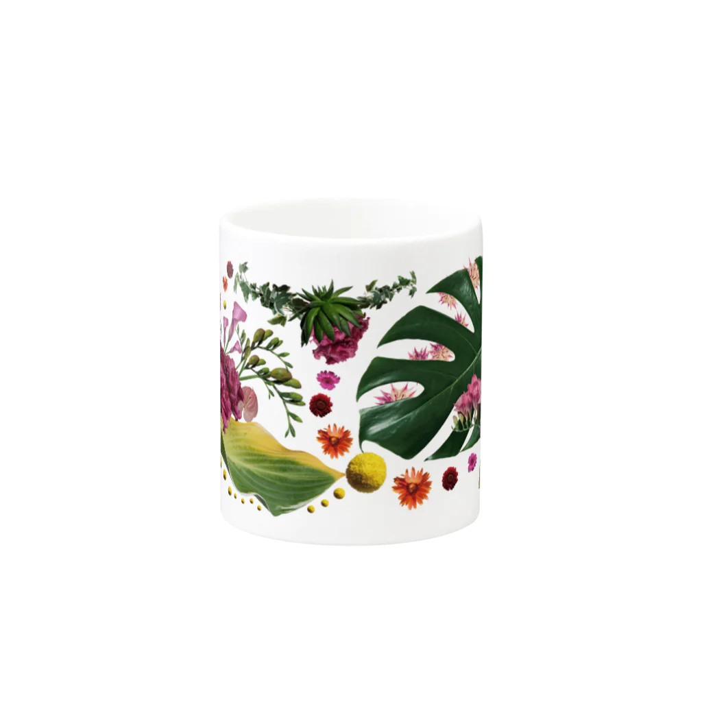 MIKITEEのflowers  Mug :other side of the handle